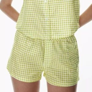 Aritzia Sunday best plaid boxer short size small